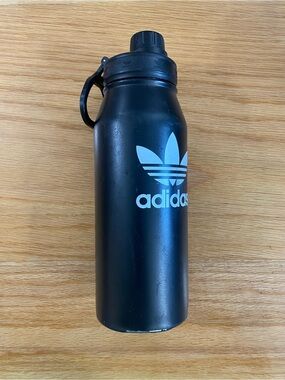 adidas Black Matte Sports Bottle